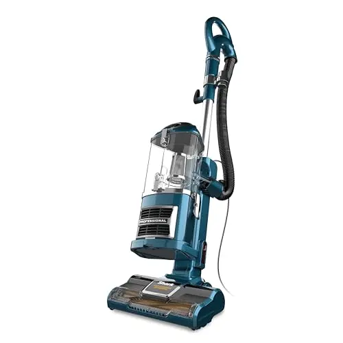 Shark Navigator upright vacuum with self-cleaning brushroll in teal color