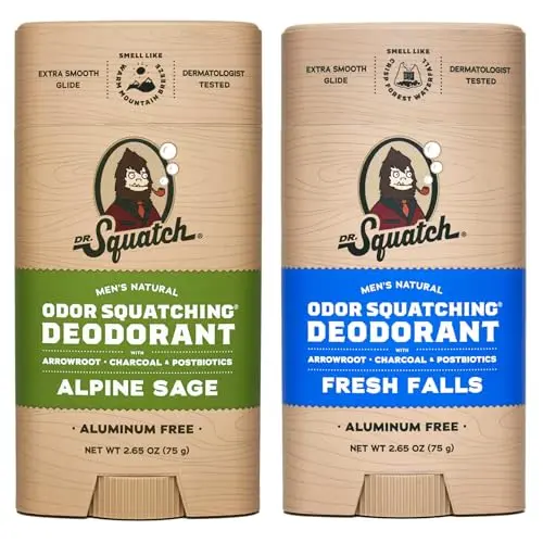 Dr. Squatch Natural Deodorant for men in Alpine Sage scent
