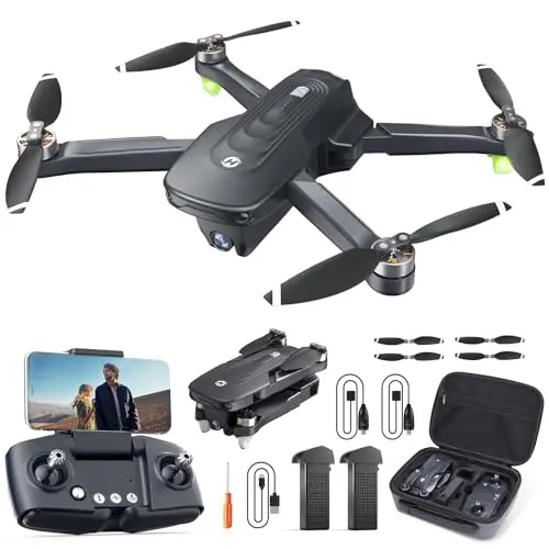 Holy Stone HS175D foldable drone with camera for aerial shots