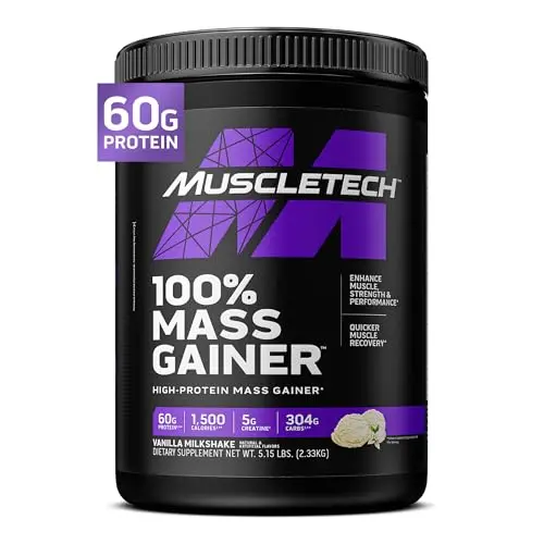 MuscleTech High Protein Mass Gainer for Weight Gain