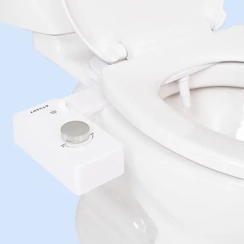 TUSHY Classic 3.0 bidet attachment in platinum finish with modern design
