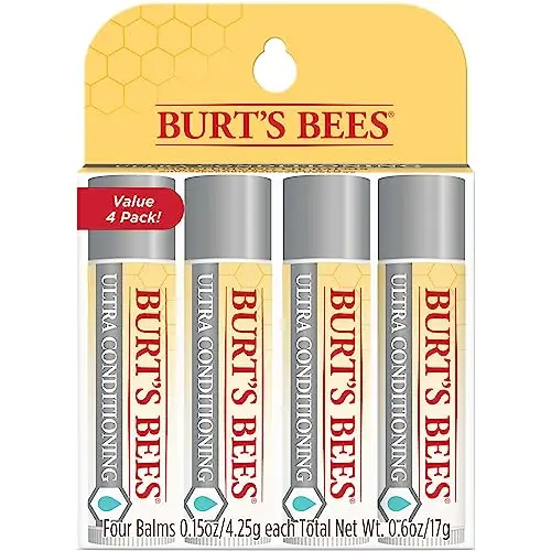 Burt's Bees Ultra Conditioning Lip Balm 4-pack