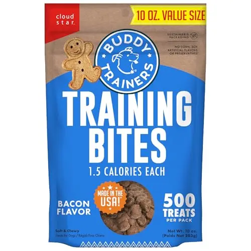 Buddy Biscuits low calorie bacon flavor training treats for dogs
