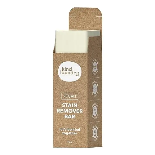 Kind Laundry vegan stain remover bar for travel and baby clothes