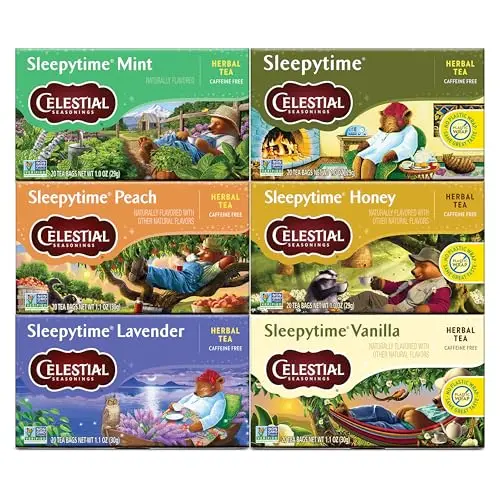 Celestial Seasonings Sleepytime variety pack tea boxes