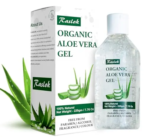 Raslok Aloe Vera Gel bottle