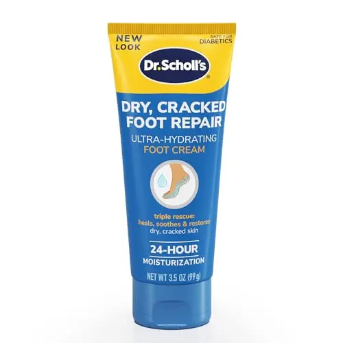 Dr. Scholl's foot cream tube for dry cracked heels