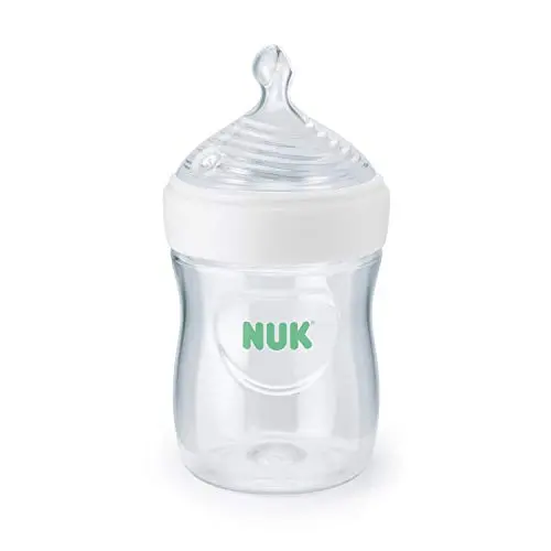 NUK Simply Natural baby bottle with SafeTemp indicator