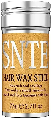 Samnyte hair wax stick showing smooth application on flyaways