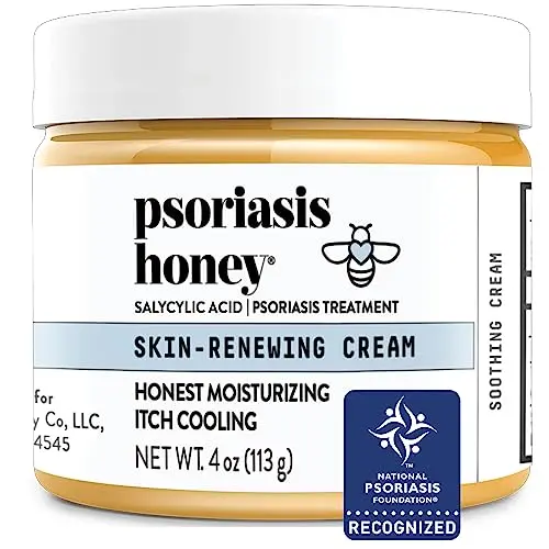 Psoriasis Honey skin-renewing cream for dermatitis and flaky skin
