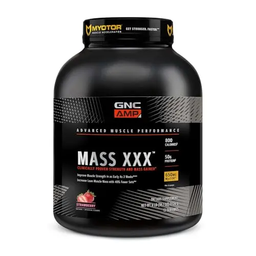 GNC AMP Mass XXX Weight Gainer Protein Powder