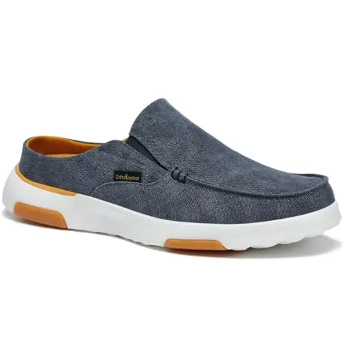 OrthoComfoot orthopedic loafers in denim style