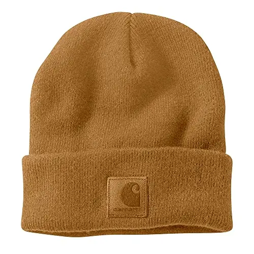 Carhartt tonal patch beanie in carhartt brown