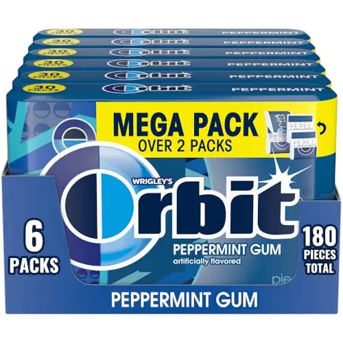 Refresh Gum Garden Mint Sugar Free Chewing Gum with plant-based ingredients