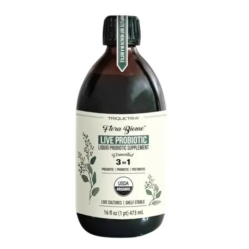 Flora Biome liquid probiotic bottle