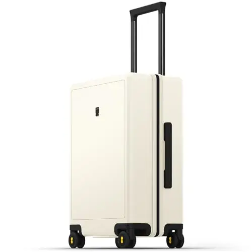 LEVEL8 carry-on suitcase with luminous textured hard shell