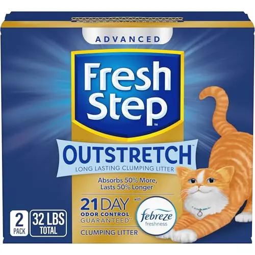 Fresh Step Outstretch Advanced cat litter with long-lasting clumps and odor control