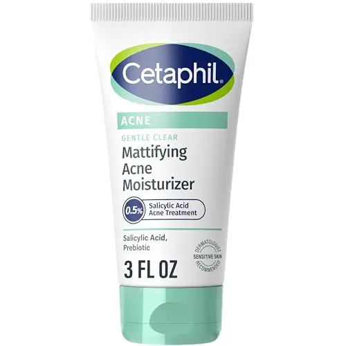 Cetaphil Gentle Clear Mattifying Acne Moisturizer tube