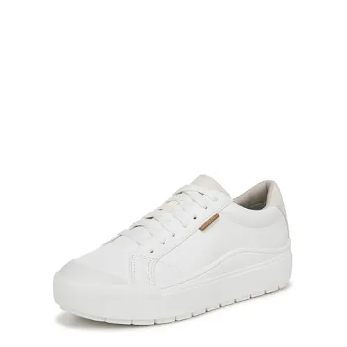 Dr. Scholl's Time Off platform slip-on sneaker in white