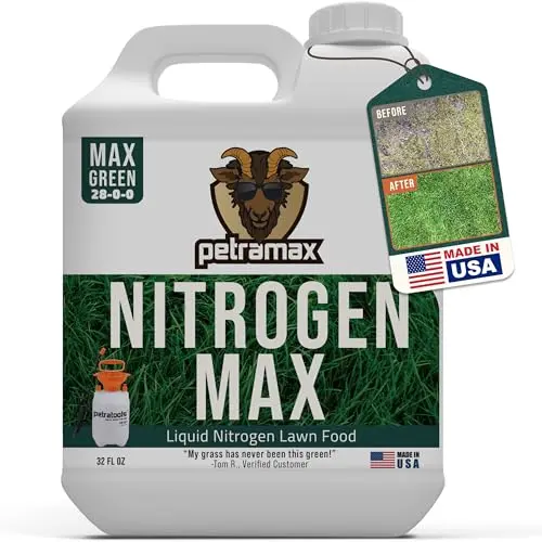 Petramax liquid nitrogen fertilizer bottle