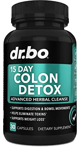 DR. BO colon cleanse detox pills bottle