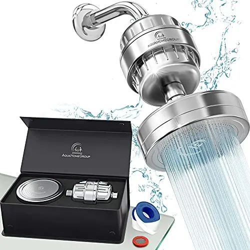 AquaHomeGroup luxury shower head with 20+3 stage filter