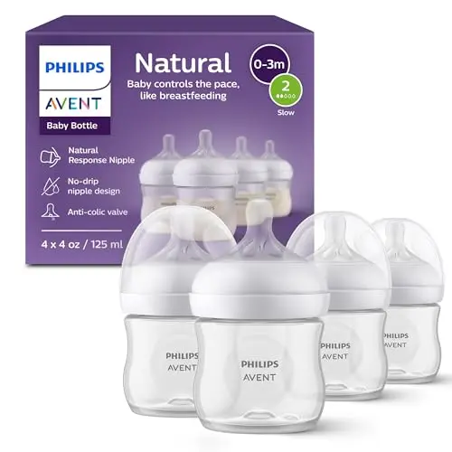 Philips Avent Natural baby bottle with Natural Response nipple for newborns