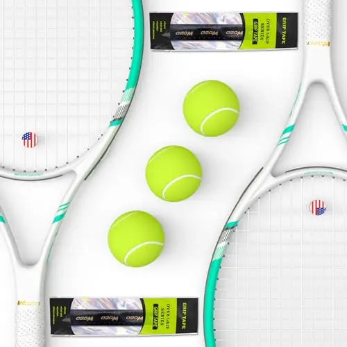 WOED BATENS green tennis rackets set with carrying case