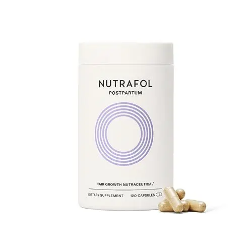 Nutrafol postpartum hair growth supplements for new mothers