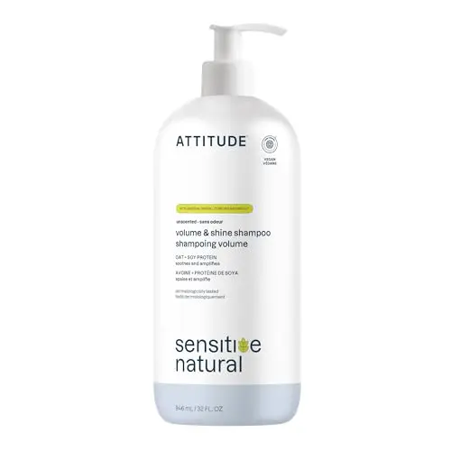 ATTITUDE hair shampoo for sensitive dry scalp with oat extract