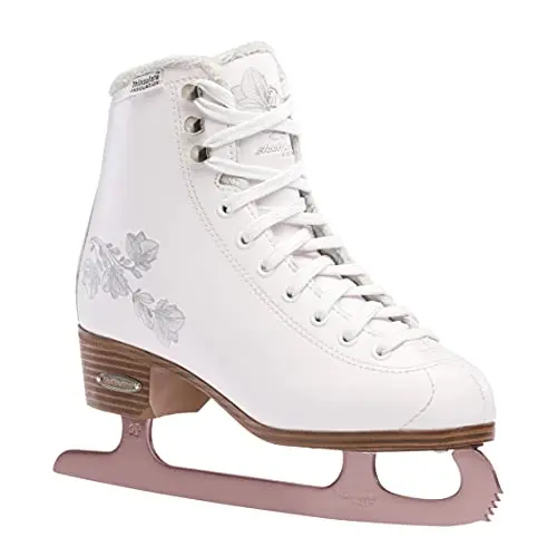 Rollerblade Bladerunner Ice Diva women's figure skates in white and rose gold