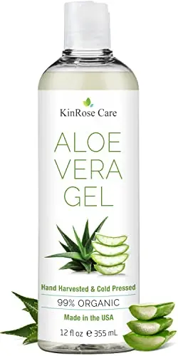 KinRose Care Organic Aloe Vera Gel bottle