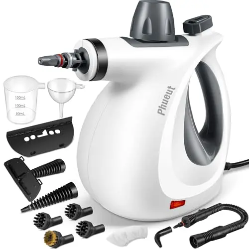 PHUEUT handheld steam cleaner with compact design