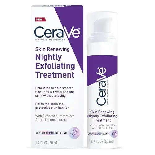 CeraVe Skin Renewing Nightly Exfoliating Treatment bottle