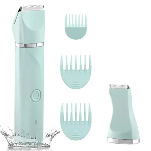 AREYZIN waterproof bikini trimmer with multiple heads for women