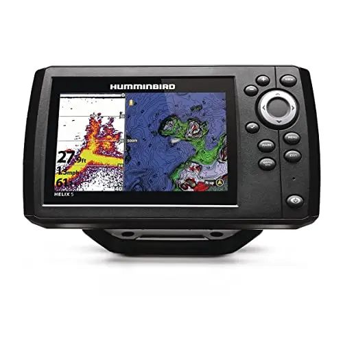 Humminbird Helix 5 G3 fish finder with color display