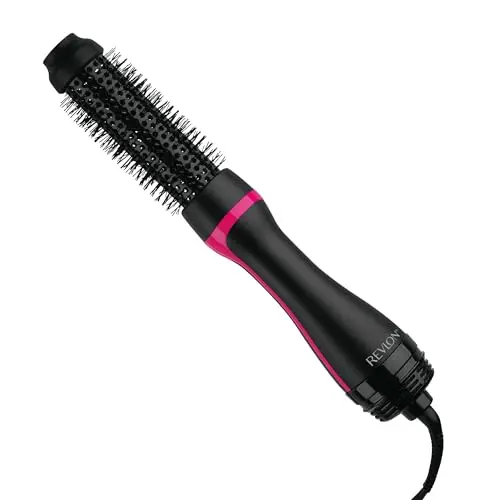 REVLON One-Step hair dryer and styler boosting roots on short hair