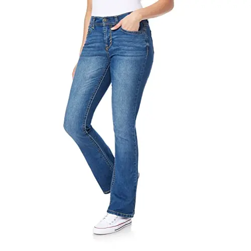 WallFlower Legendary Bootcut Jeans with flared leg and embellished back pockets