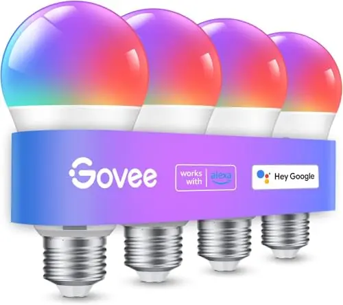 Govee smart color changing LED light bulb