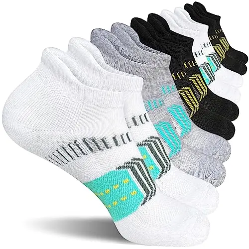 Suaskk women's athletic cushioned anti-blister running socks