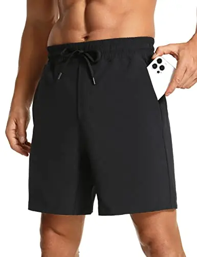 CRZ YOGA men's linerless workout shorts