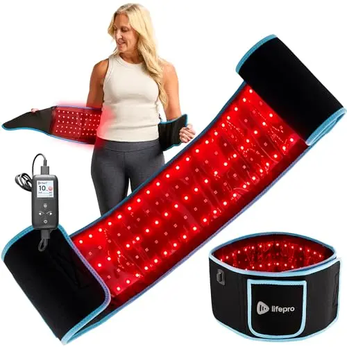Lifepro red light therapy belt for back and shoulder pain
