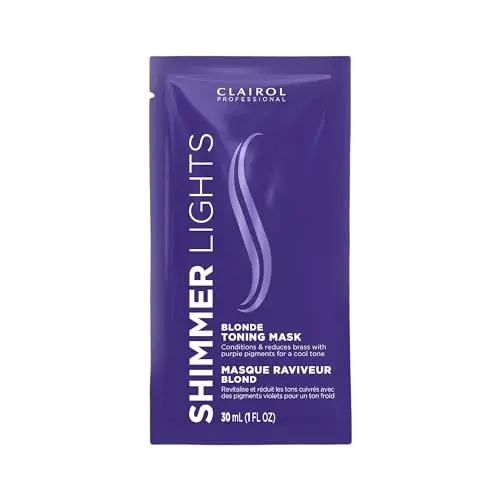 Clairol Professional Shimmer Lights Violet Toning Mask for blonde hair
