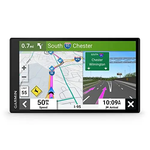 Garmin DriveSmart 76 car GPS navigator with large 7-inch display