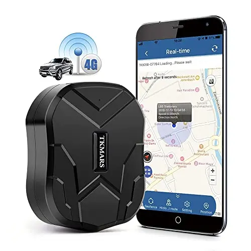 TKMARS GPS tracker with large battery and magnetic mounts