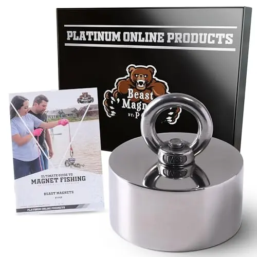 Platinum 2000lb 360 degree fishing magnet