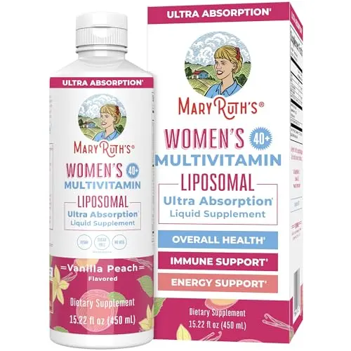 MaryRuth Organics Multivitamin for Women 40+ liposomal liquid bottle