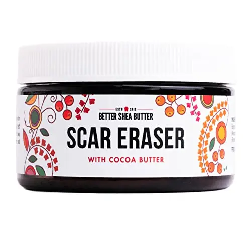 Better Shea Butter Scar Eraser Balm jar with natural ingredients