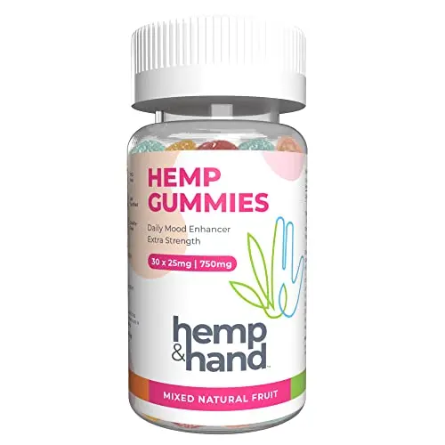 Hemp and Hand hemp gummies for natural pain relief and inflammation
