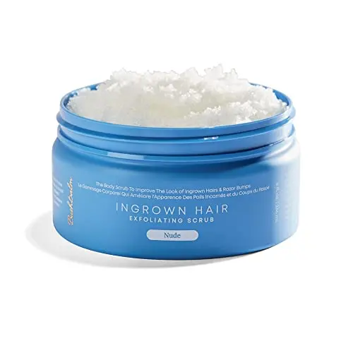 Bushbalm sugar scrub for exfoliating legs and treating ingrown hairs